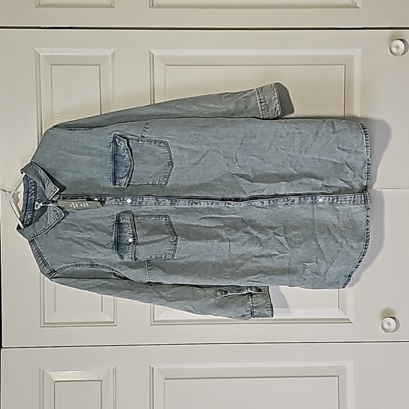 Denim Shirt Dress - Picture 4 of 5